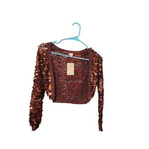 Nave L girls shiny top